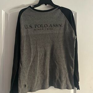Polo long sleeve graphic shirt